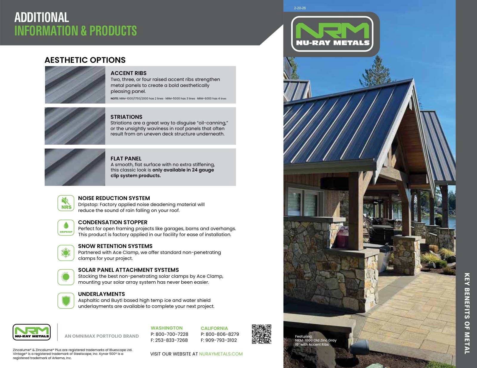 Nu-Ray Metals brochure cover