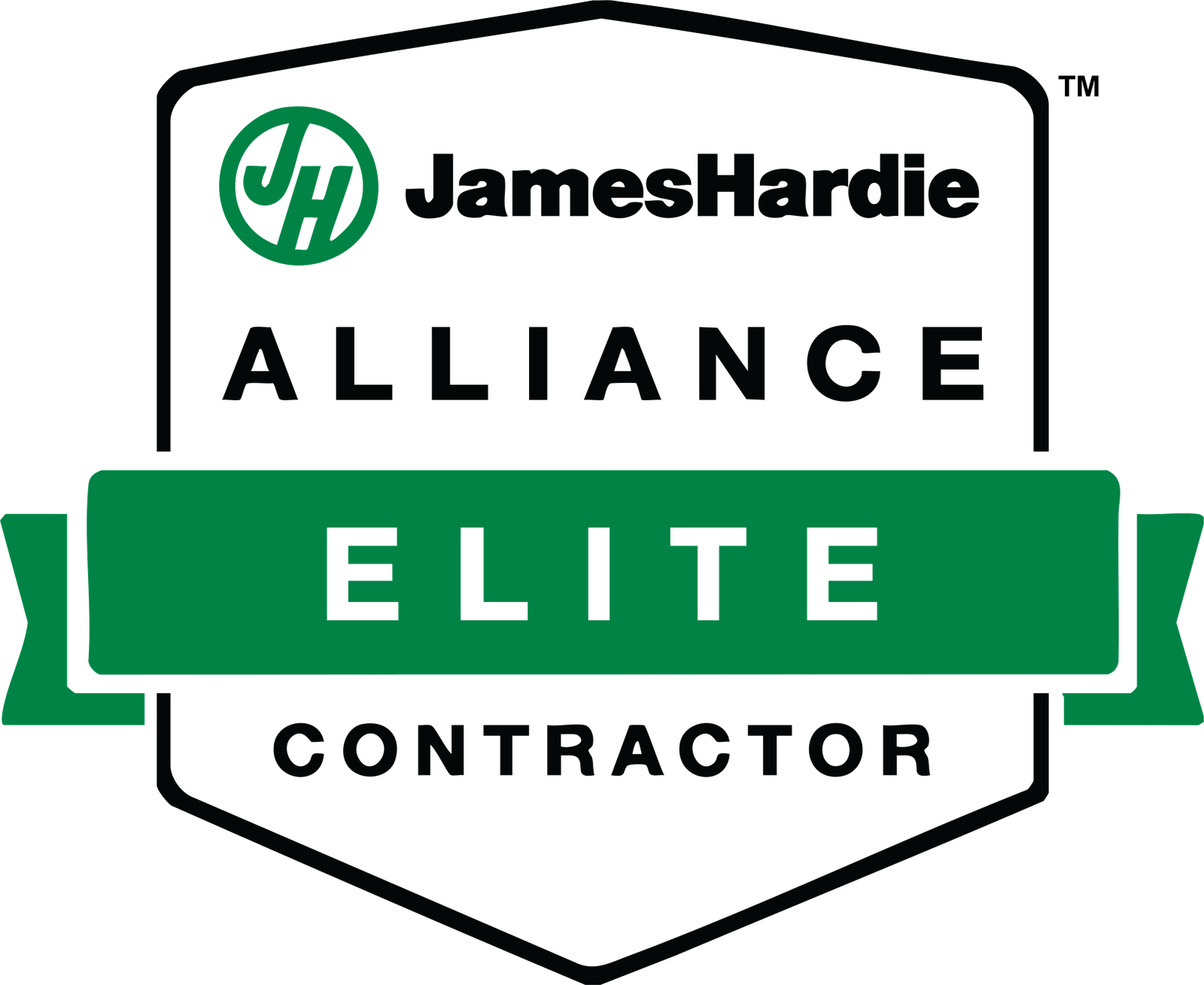 James Hardie Alliance Elite Contractor badge