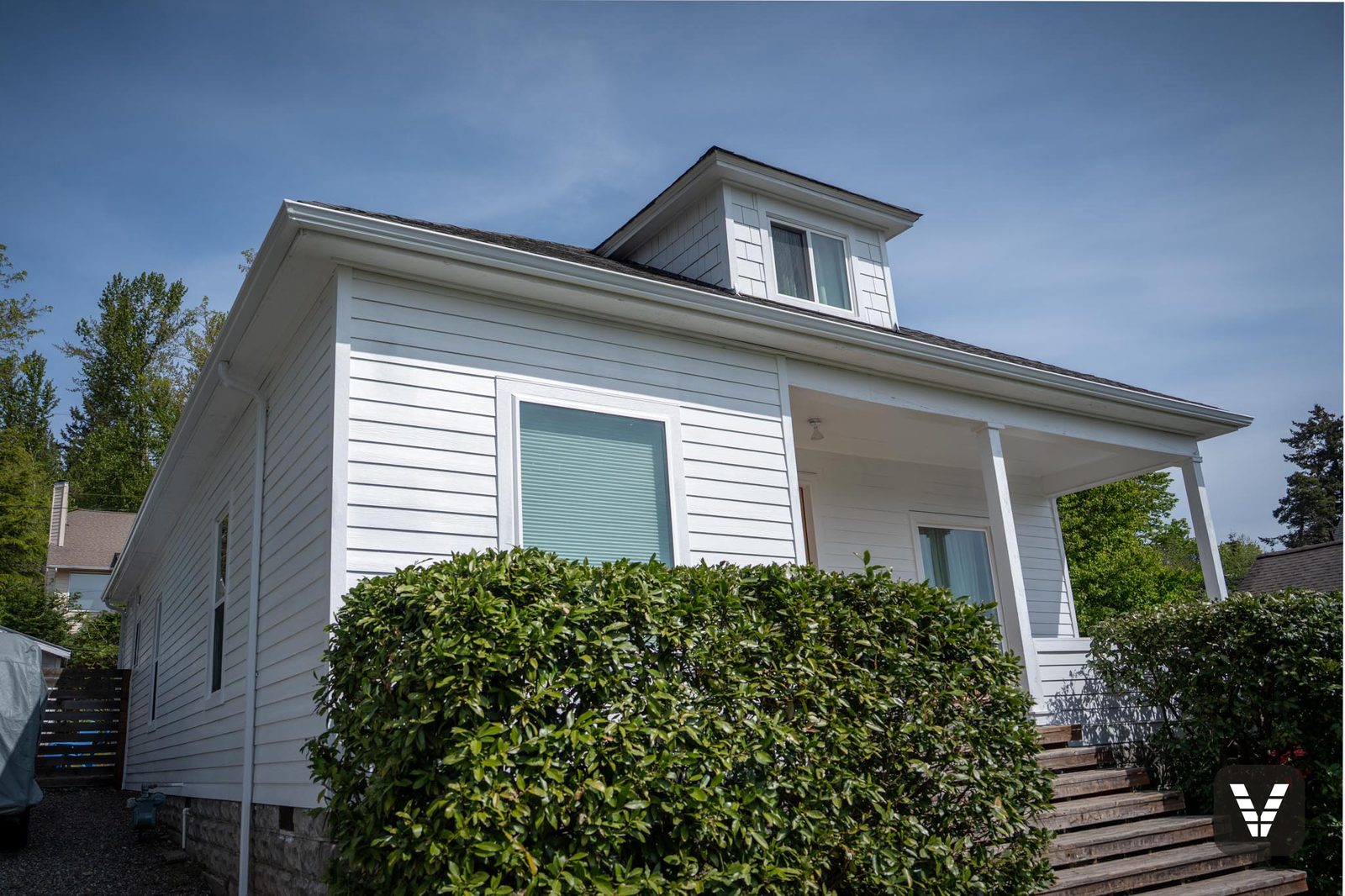 The finished view — front-left corner — Siding & Window Vault project in Bellingham, WA