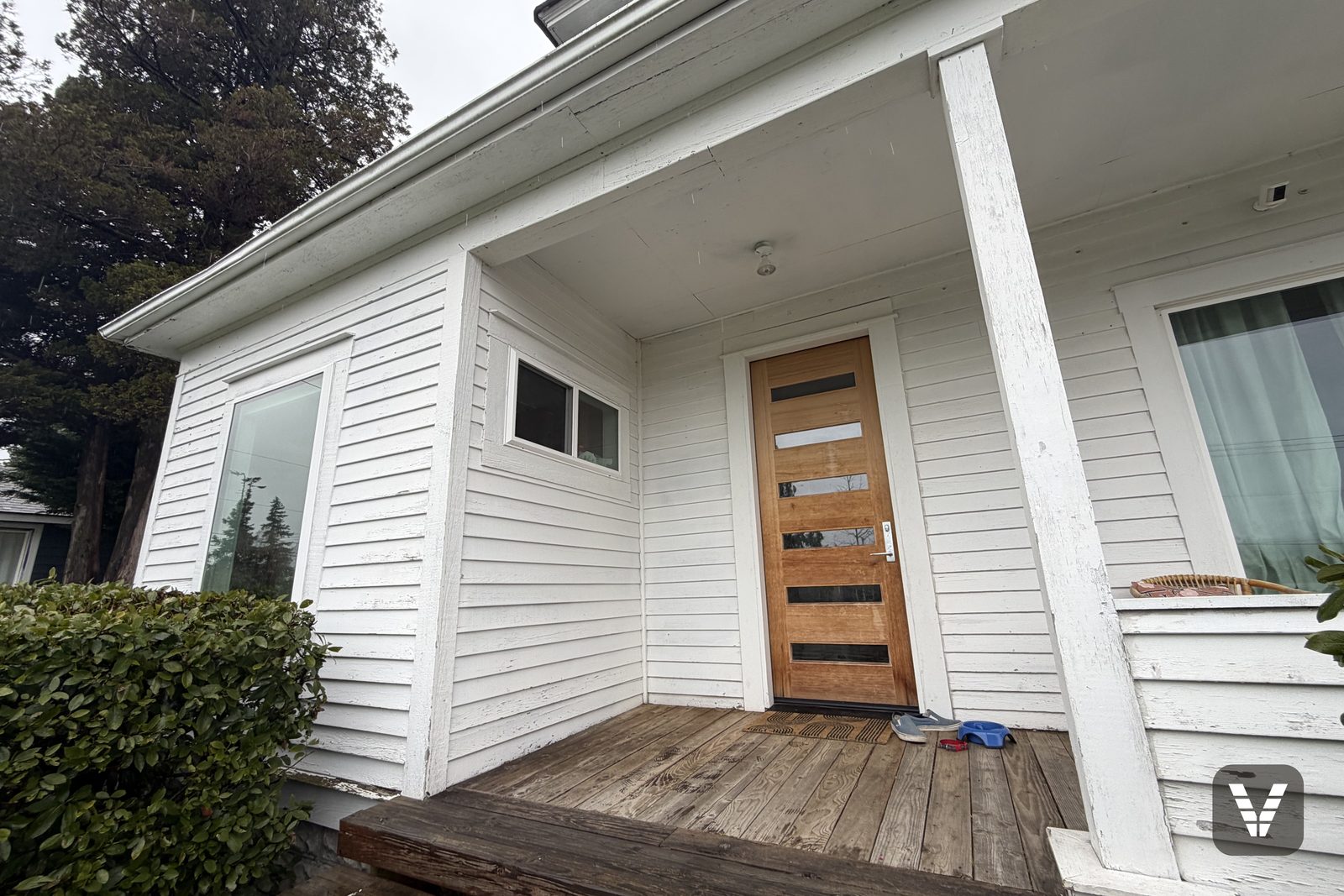 The front porch before the re-side — before, Bellingham, WA