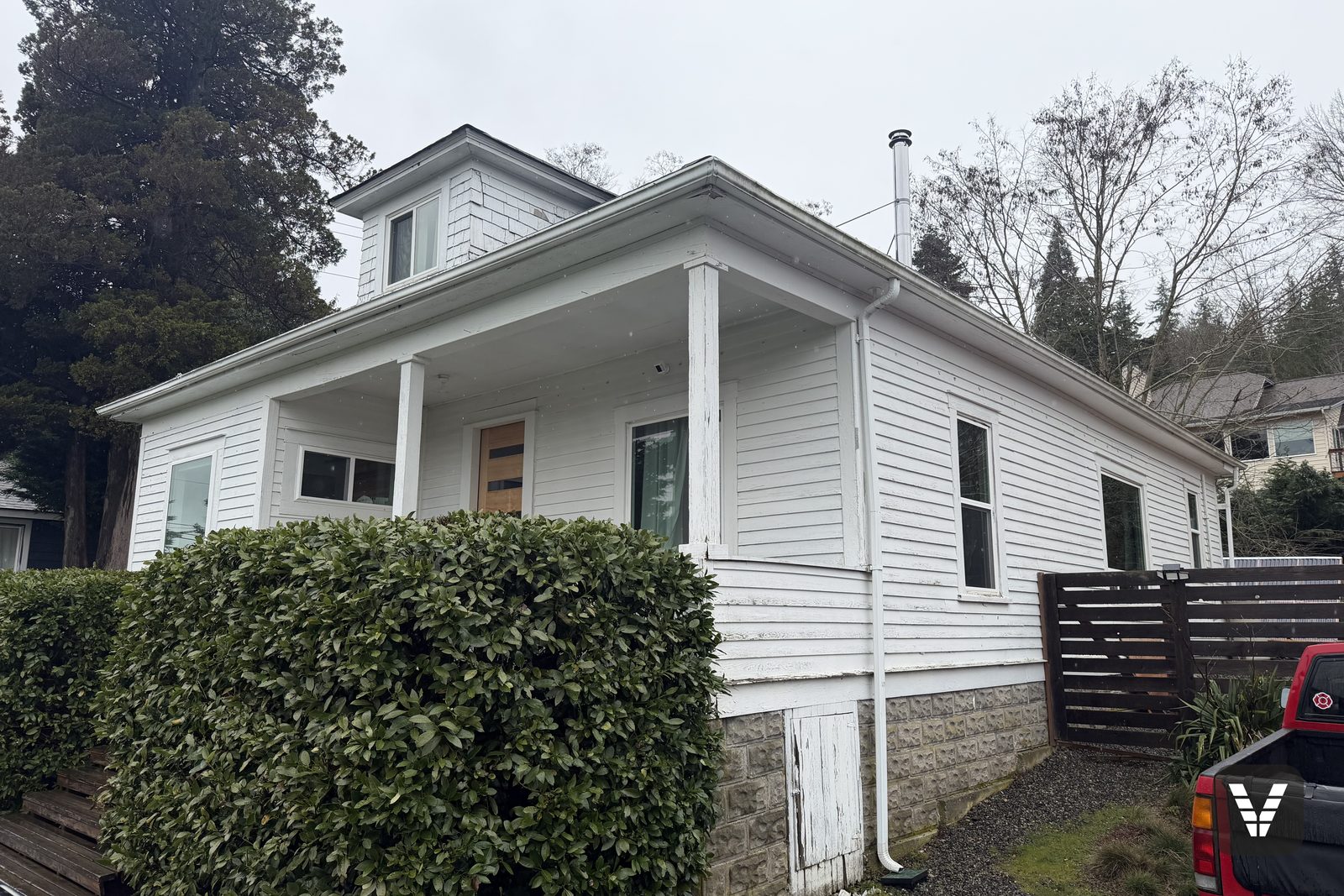 Front-left corner before the re-side — before, Bellingham, WA