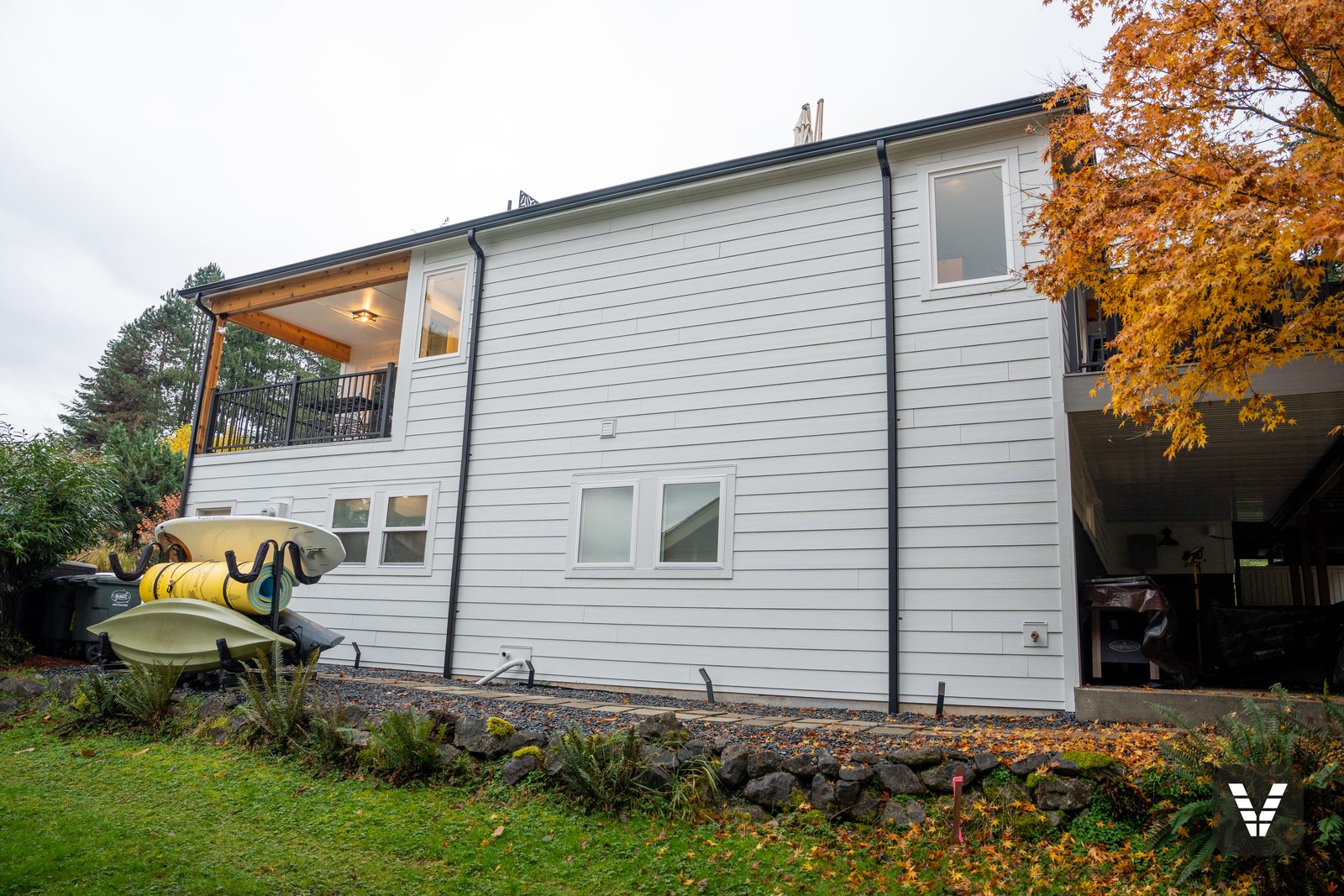 The finished view — side elevation