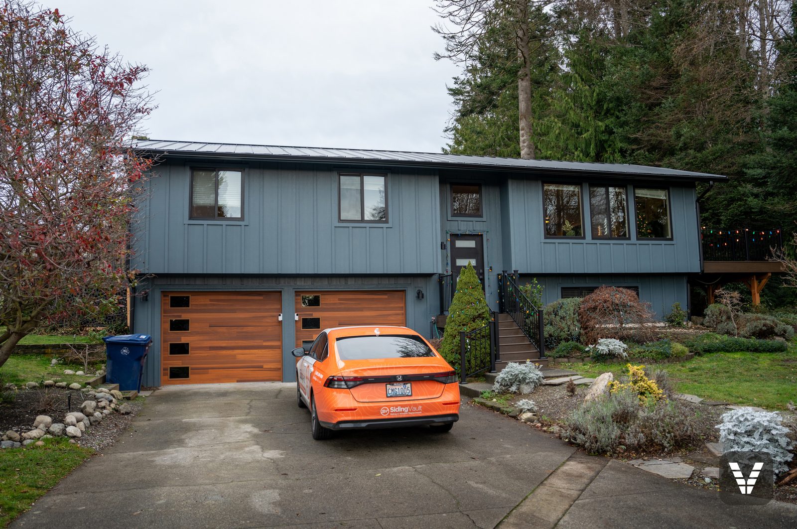 The finished view — street side — after, SWV project in Anacortes, WA