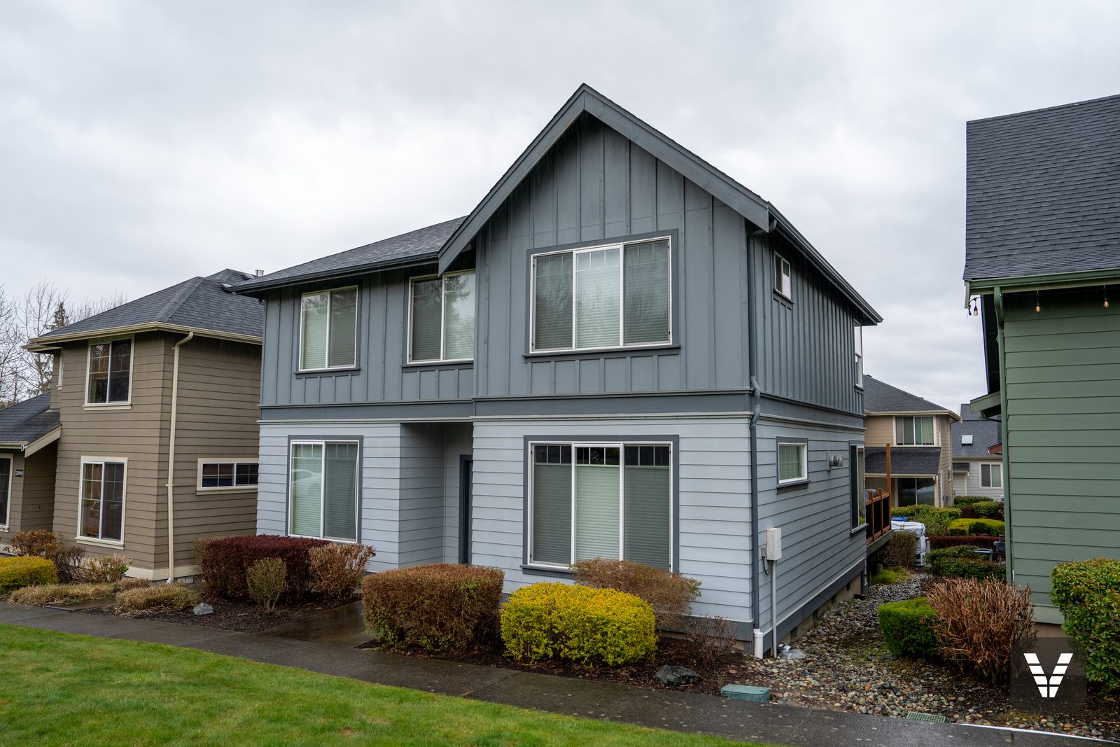 Right side before the re-side — old mixed siding — before, Ferndale, WA