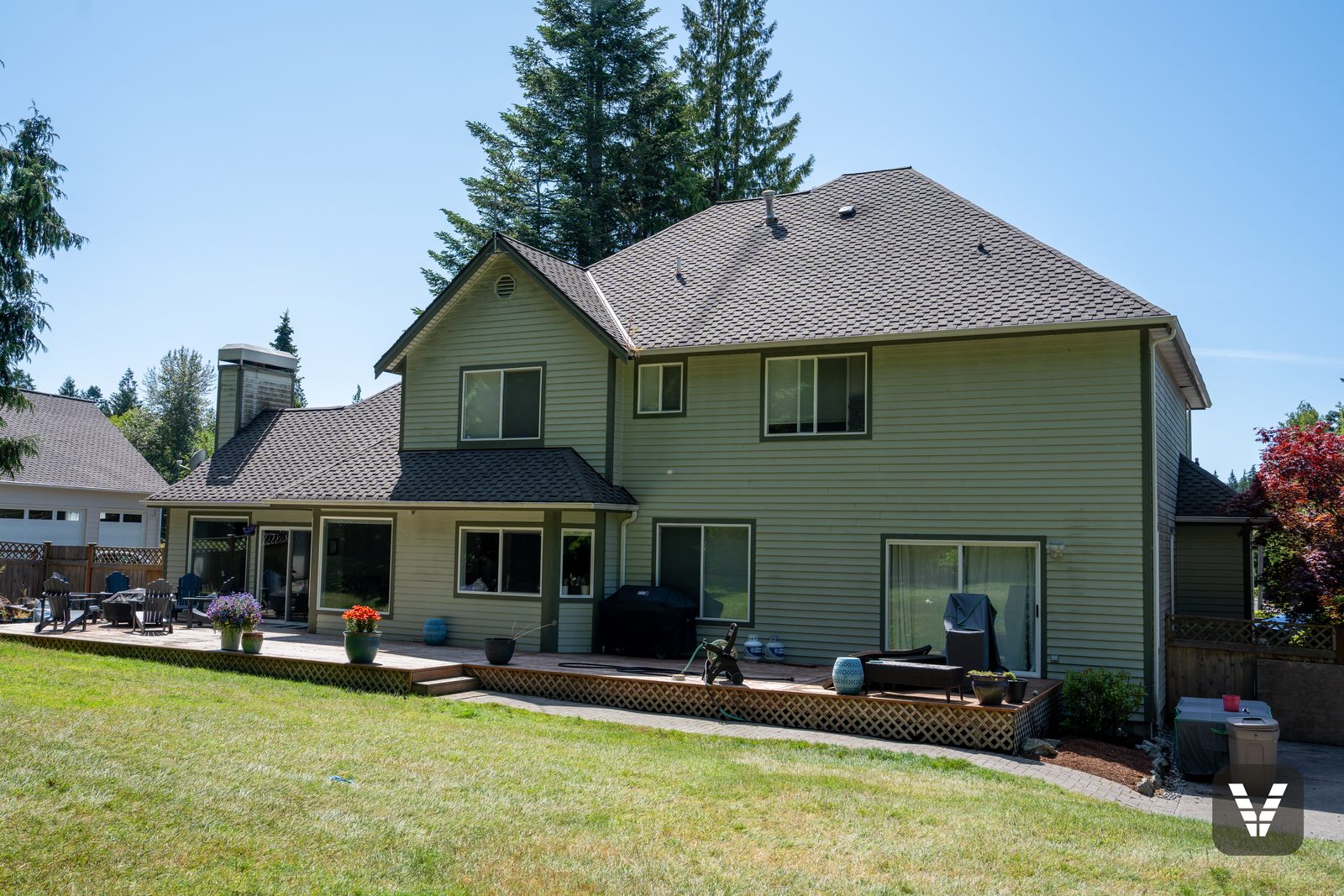 Rear and patio doors before the re-side — before, Anacortes, WA